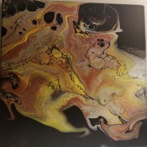 10x13 paint pour. Original and handmade